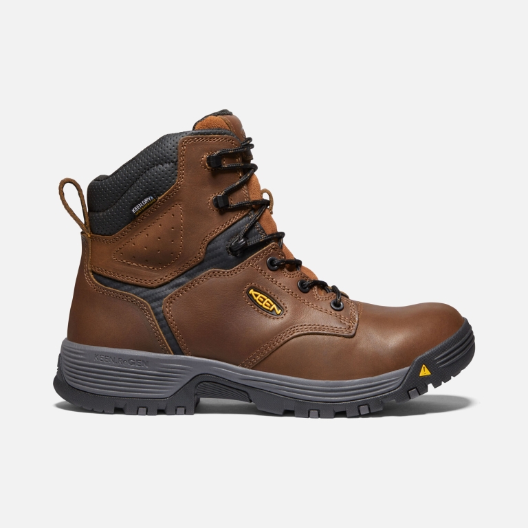 Keen Chicago Soft Toe Waterproof Boots - Men's Black Boots